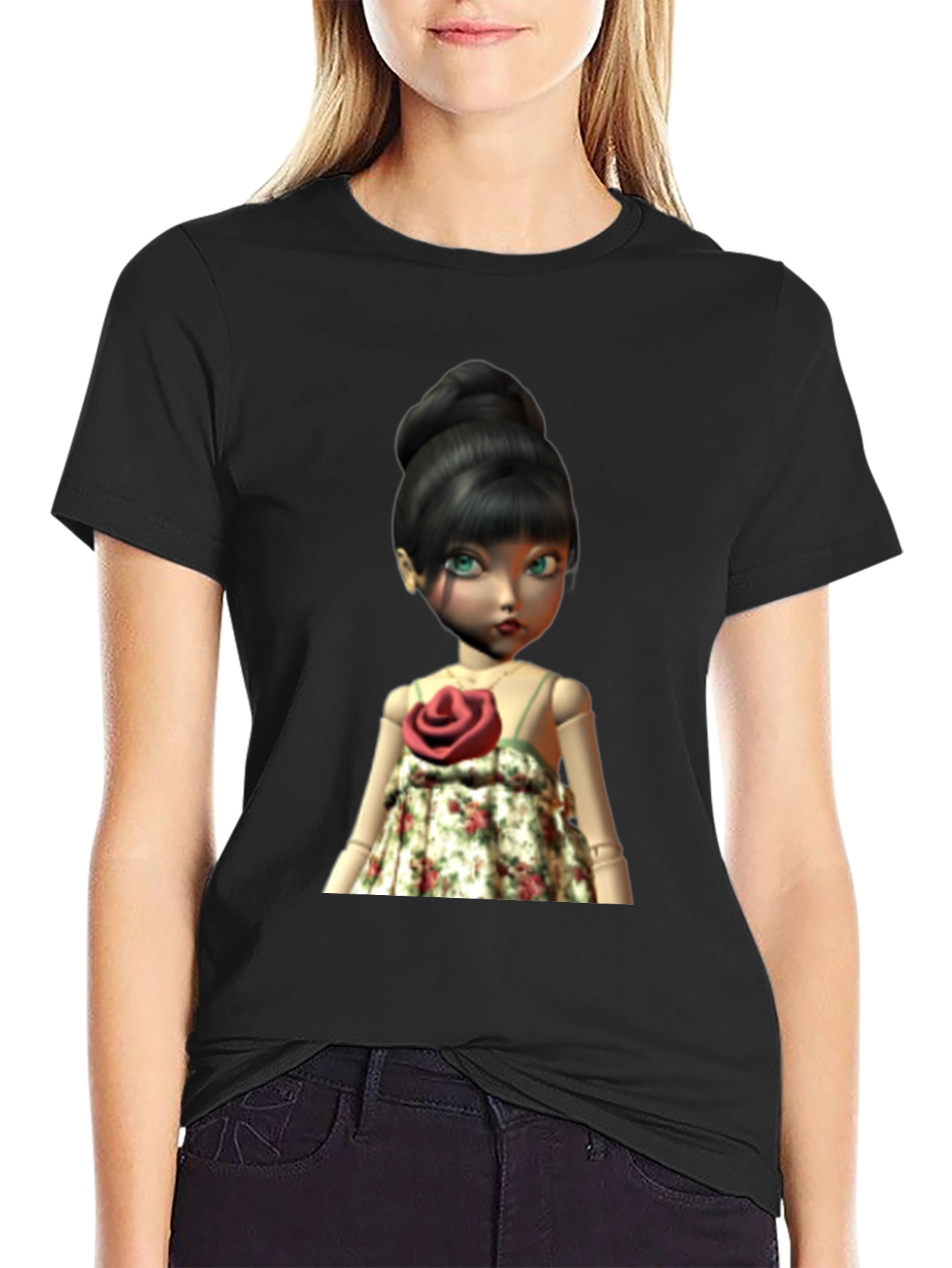 Doll Graphic T-Shirt - Unique Design