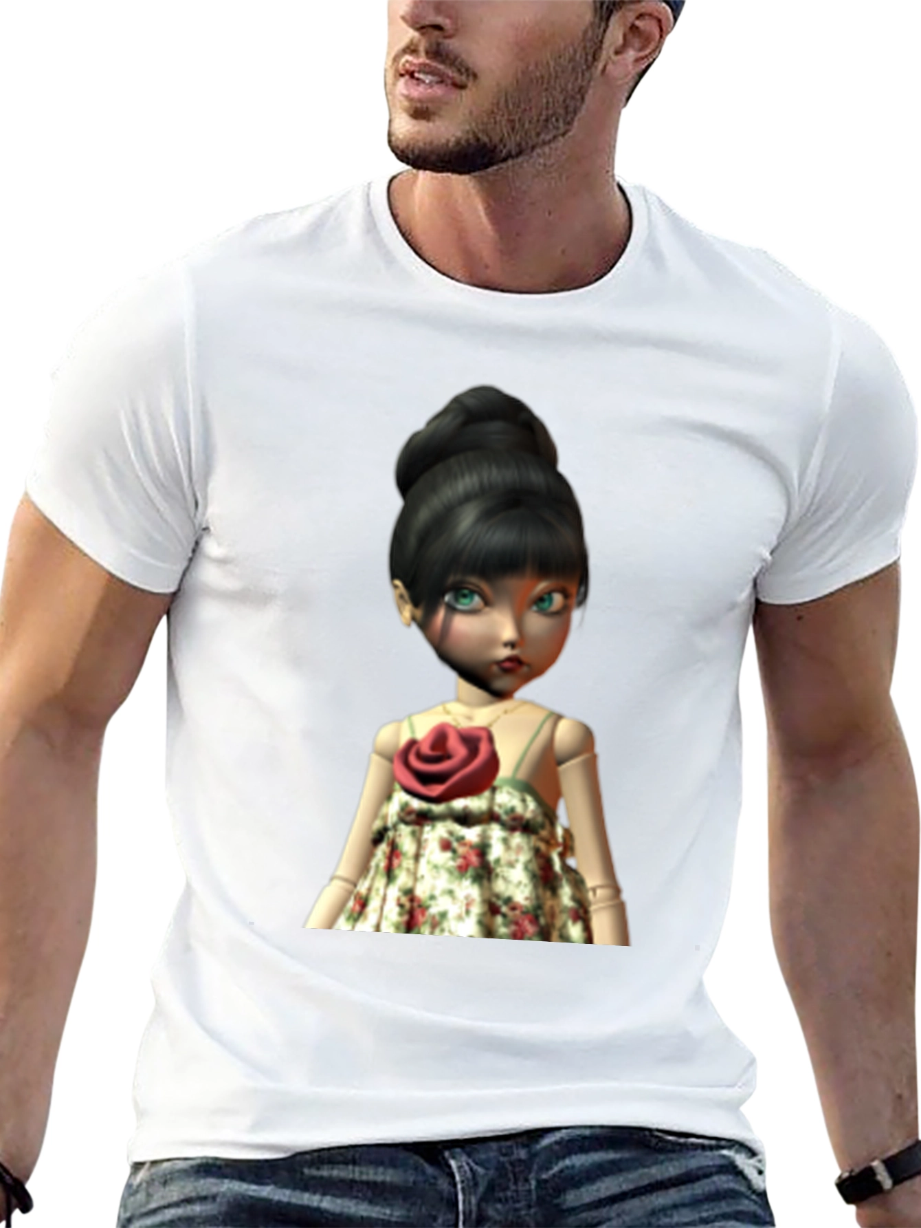 Doll Graphic T-Shirt - Unique Design