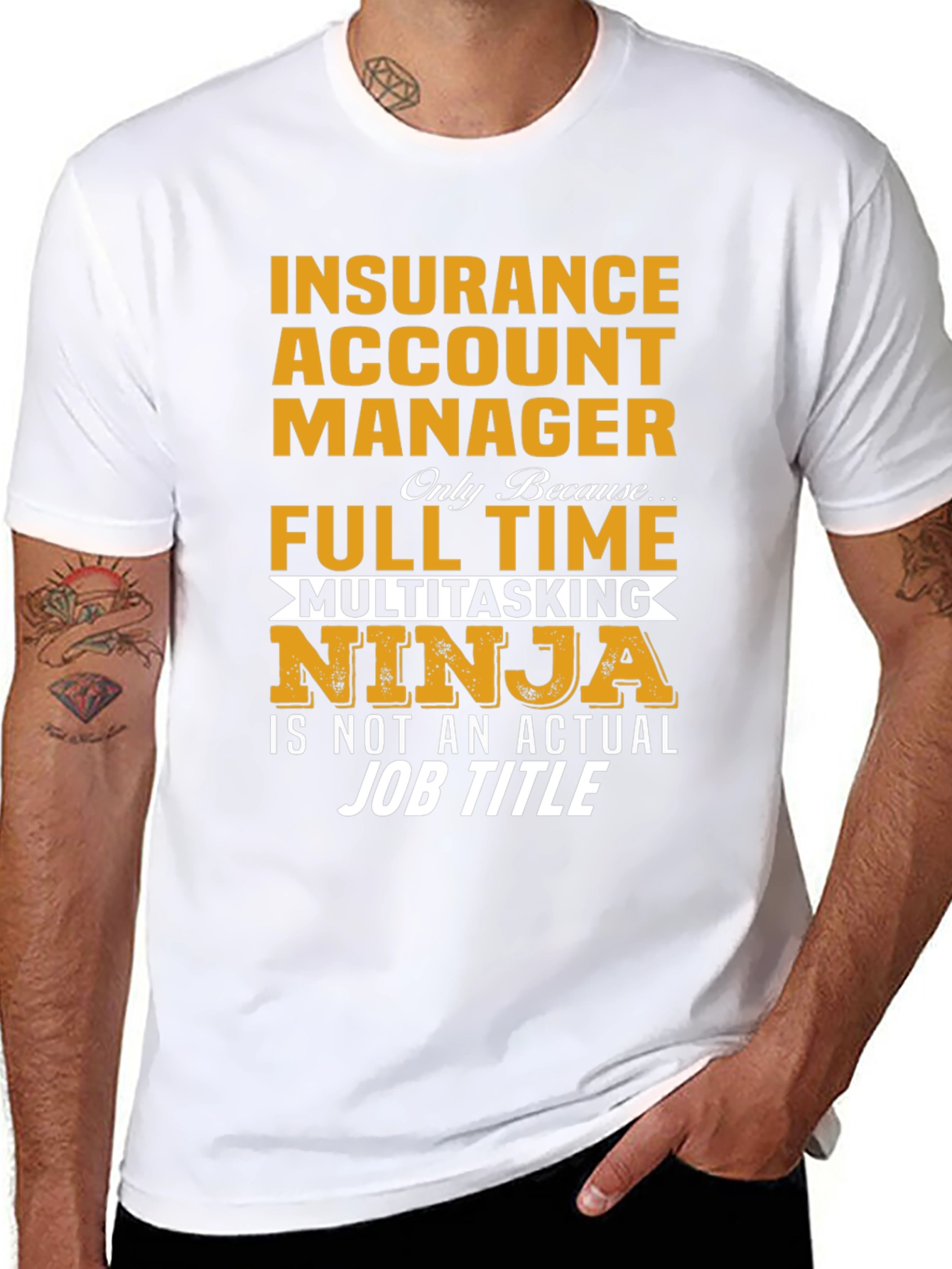 Insurance Account Manager Ninja T-Shirt