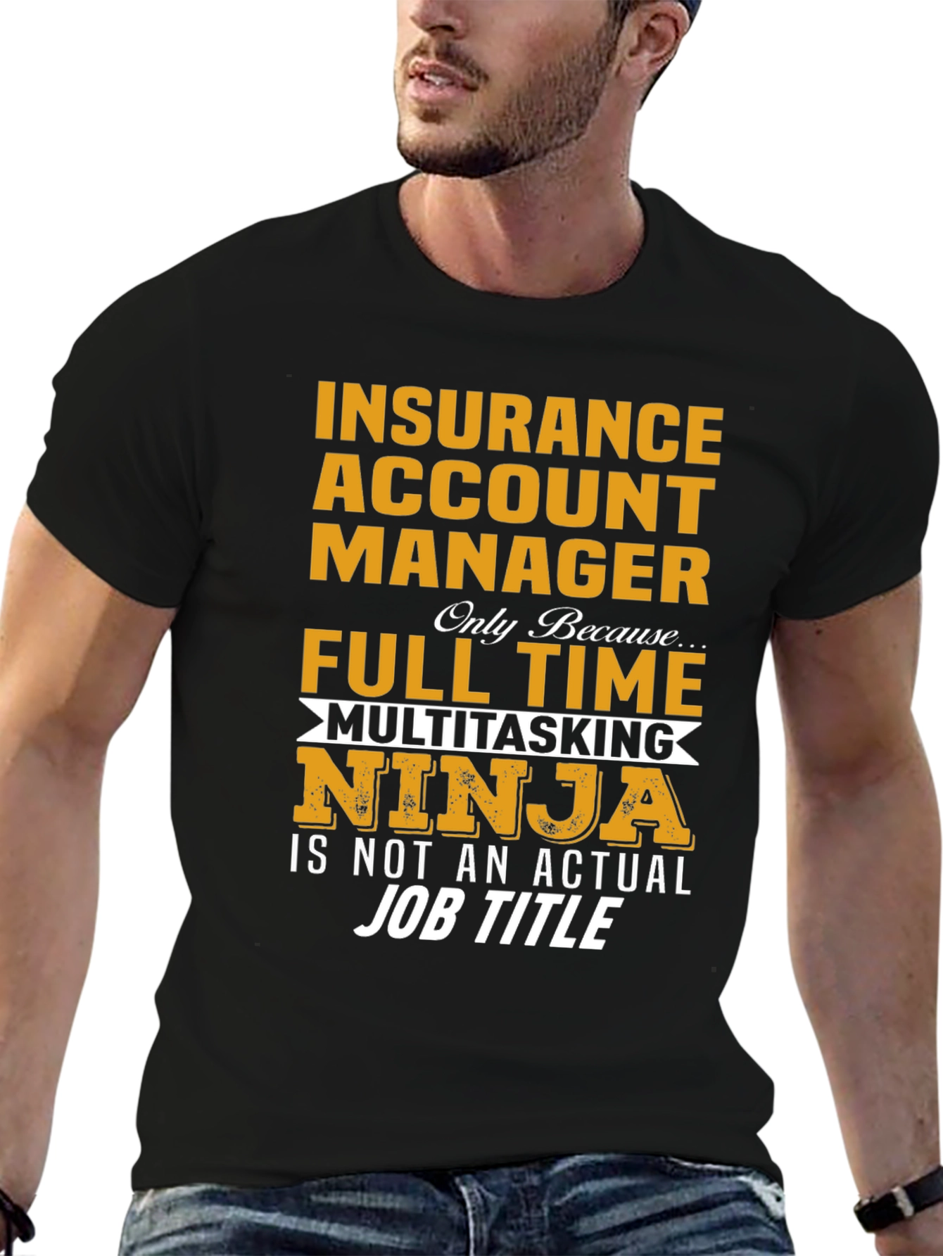 Insurance Account Manager Ninja T-Shirt