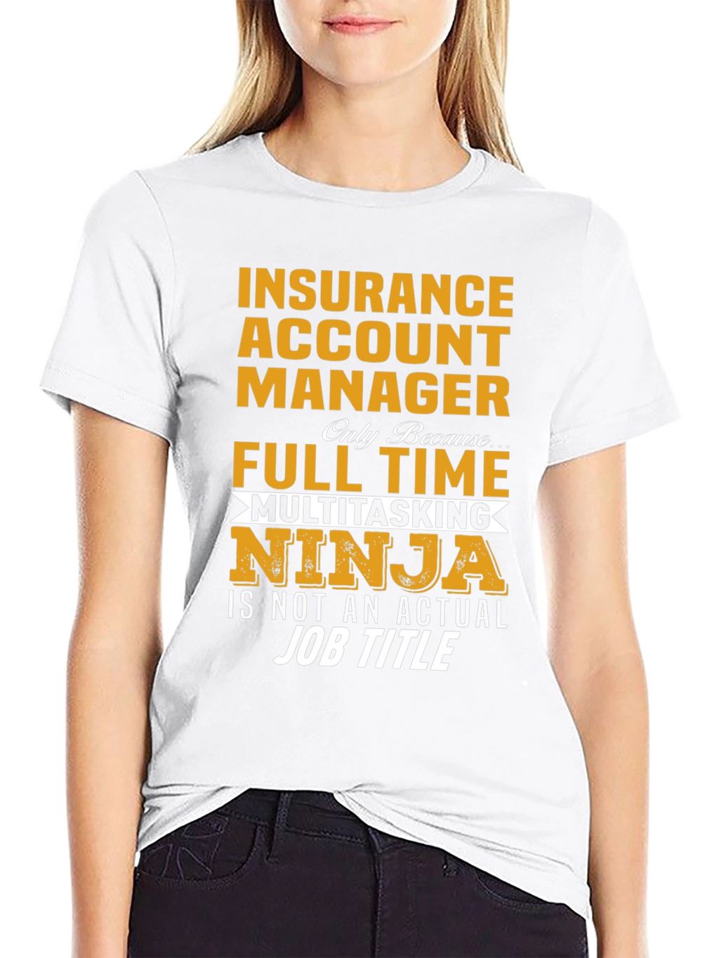 Insurance Account Manager Ninja T-Shirt