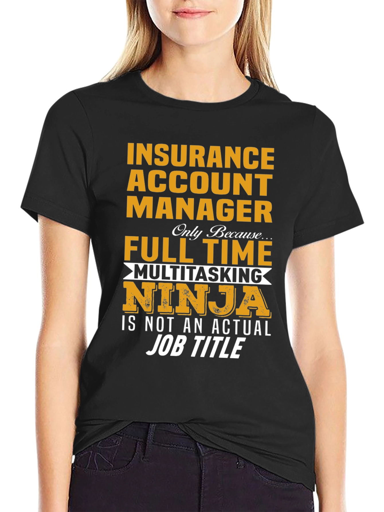 Insurance Account Manager Ninja T-Shirt