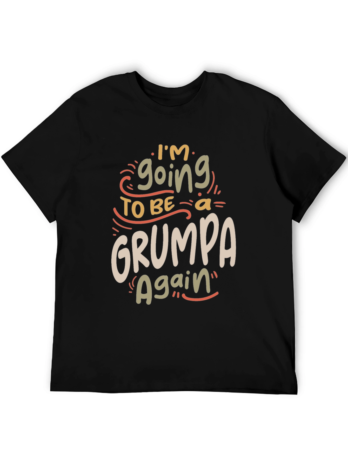 Grumpa Again Funny Graphic T-Shirt