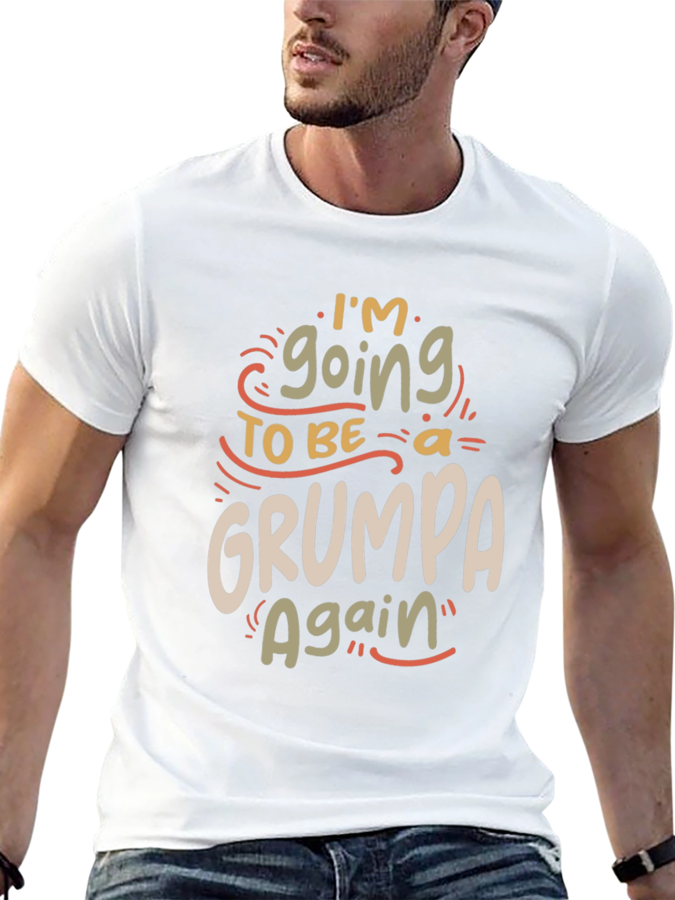 Grumpa Again Funny Graphic T-Shirt