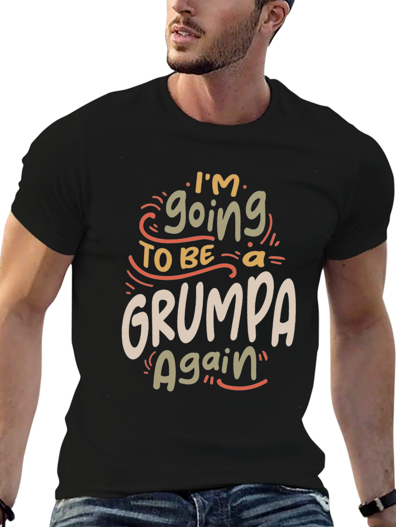 Grumpa Again Funny Graphic T-Shirt