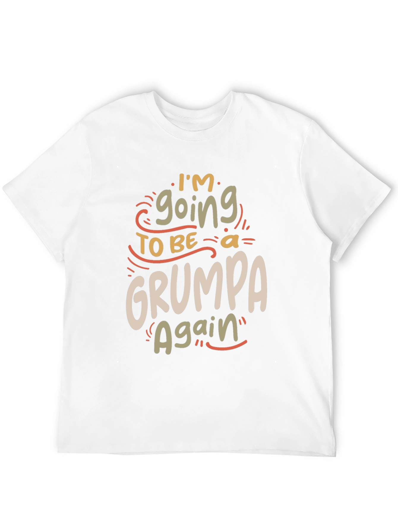 Grumpa Again Funny Graphic T-Shirt