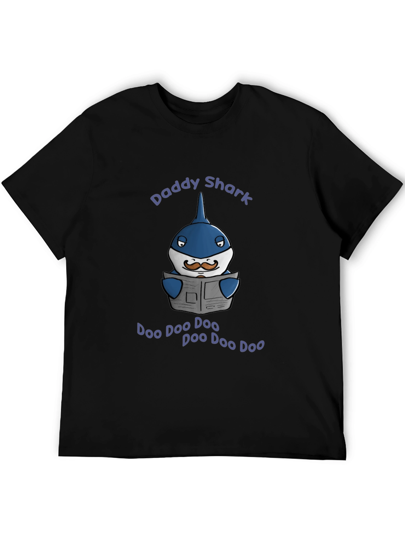 Daddy Shark Novelty Graphic Tee
