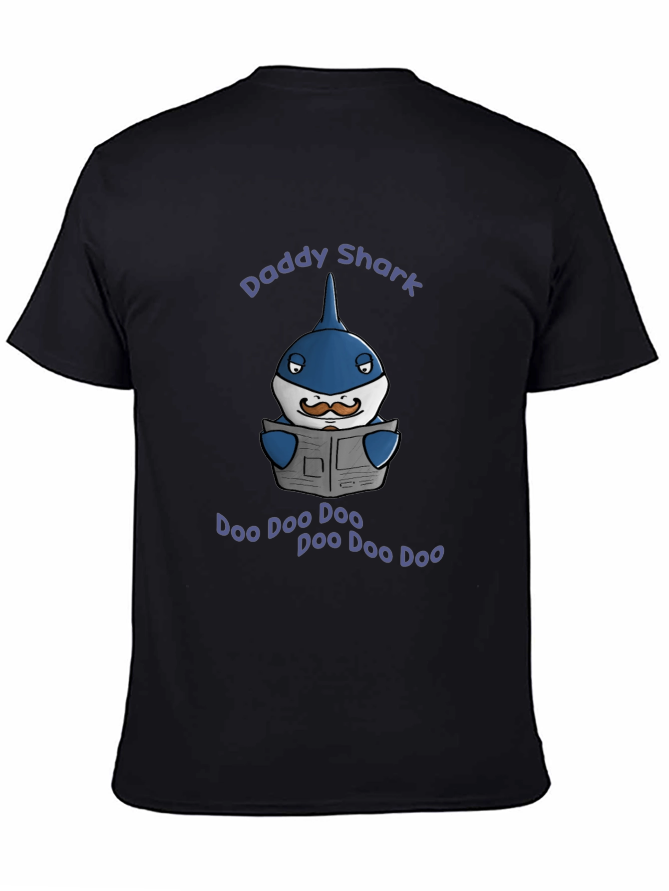Daddy Shark Novelty Graphic Tee