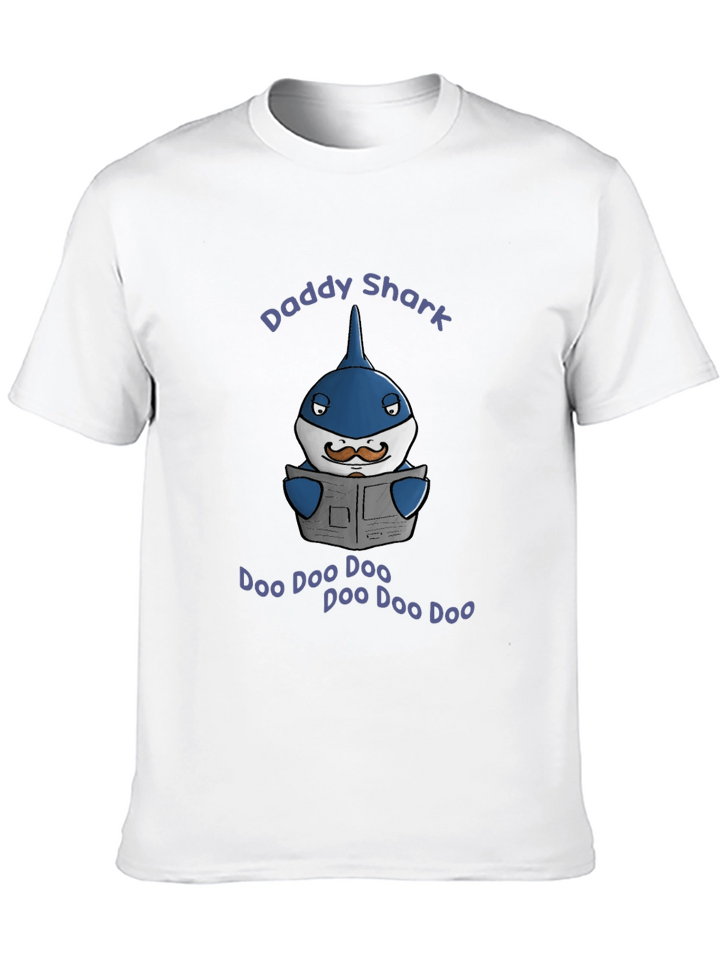 Daddy Shark Novelty Graphic Tee