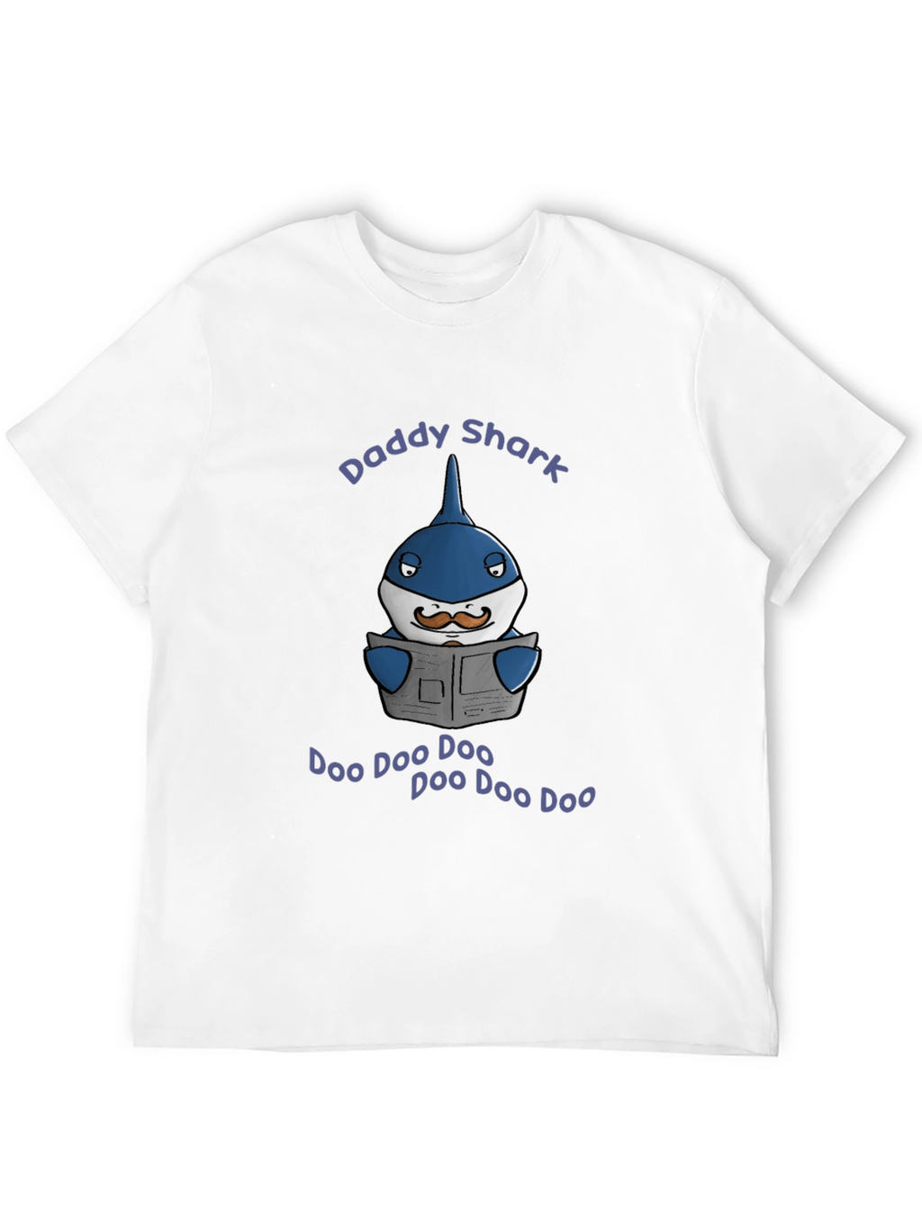 Daddy Shark Novelty Graphic Tee