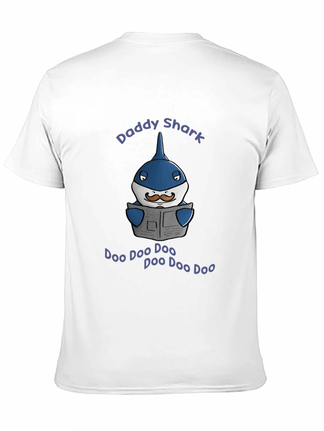 Daddy Shark Novelty Graphic Tee