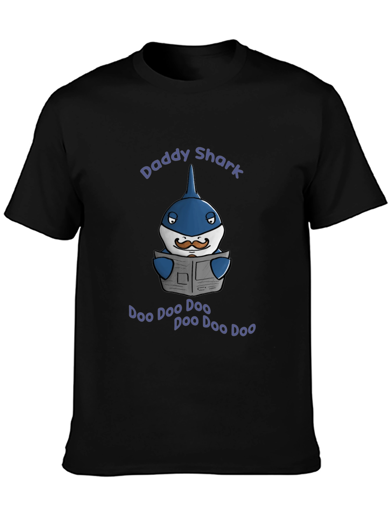 Daddy Shark Novelty Graphic Tee